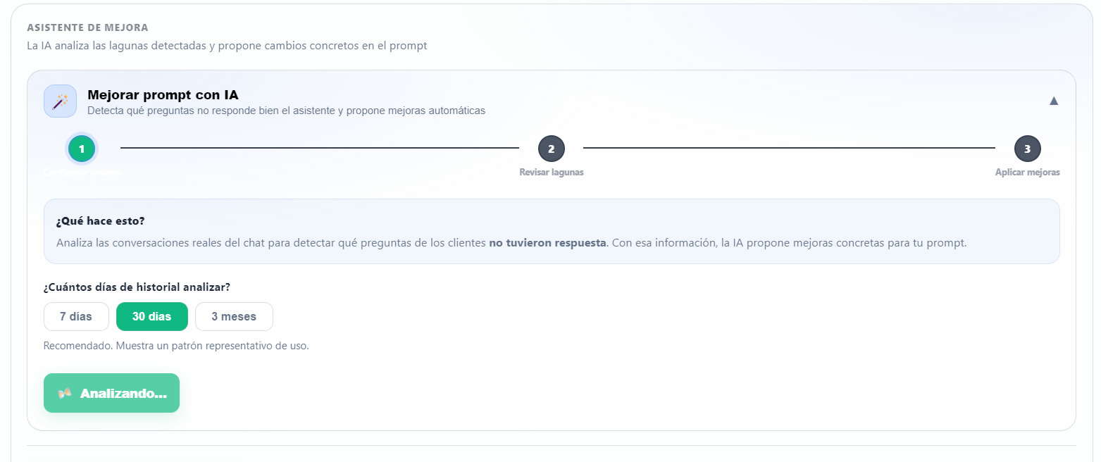 Paso 1: Análisis de la configuración actual