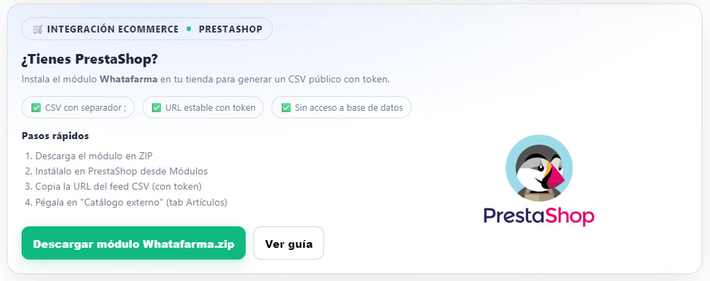 Integración con Magento